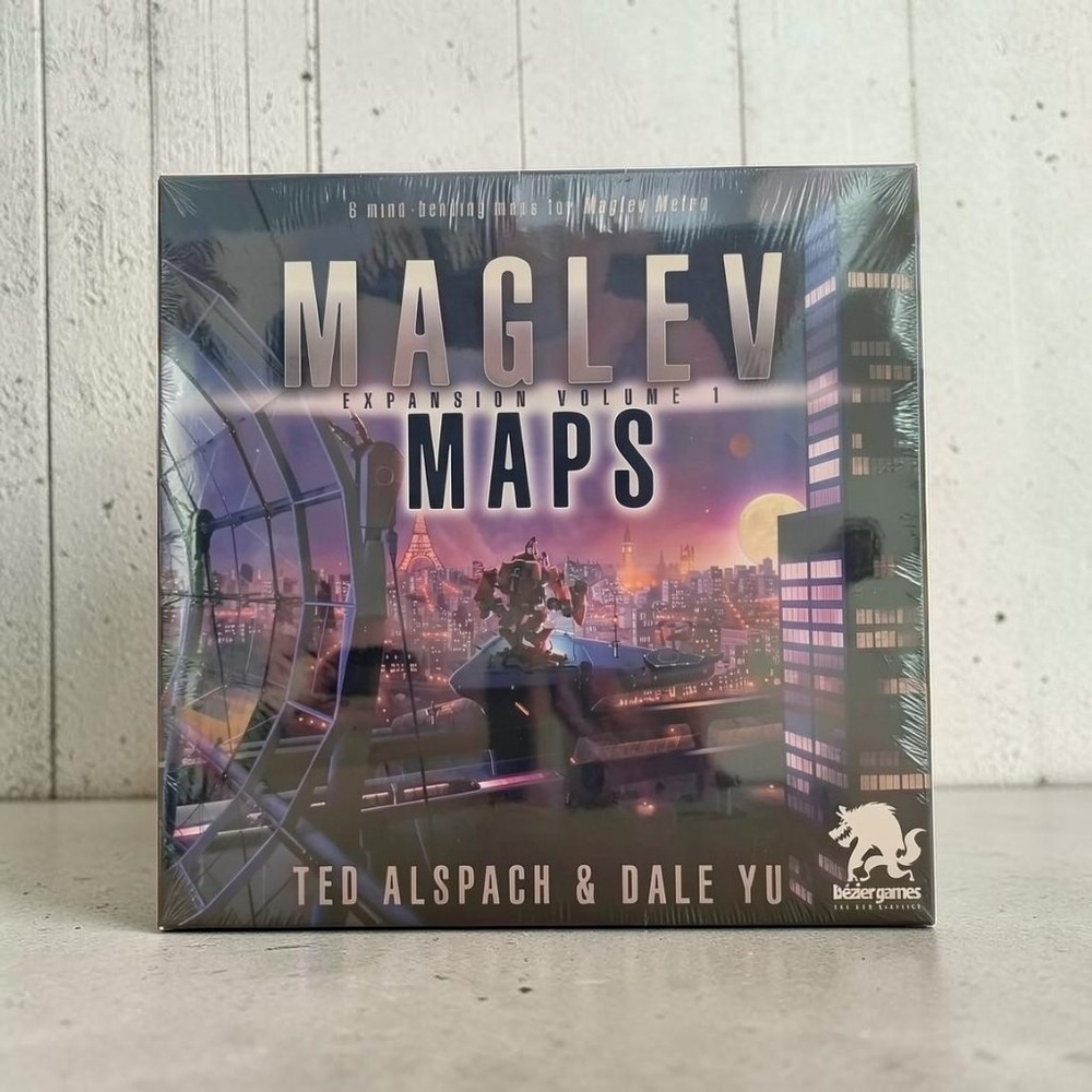 Maglev Maps Expansion Volume 1 Board Game For Maglev Metro New Sealed